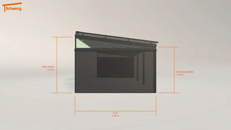 #DE Schweng Terrassenüberdachung S400 (ID v4px9y)