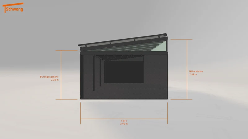 #DE Schweng Terrassenüberdachung S400 (ID v4px9y)