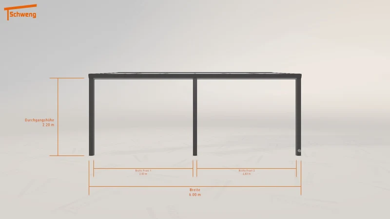 #DE Schweng Terrassenüberdachung S350 (ID 779nm5)
