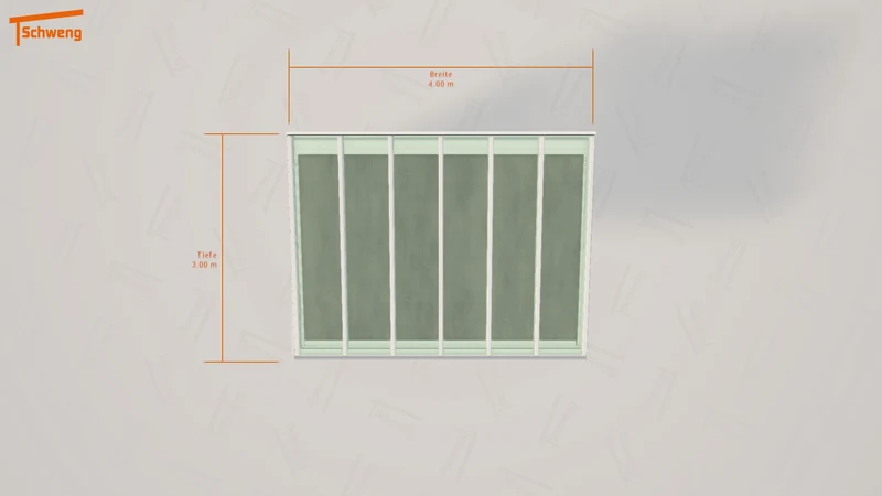 #DE Schweng Terrassenüberdachung S400 (ID x7k4my)