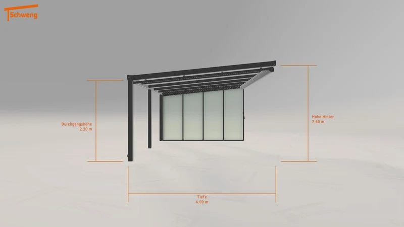 #DE Schweng Terrassenüberdachung S400 (ID v4dg8g)