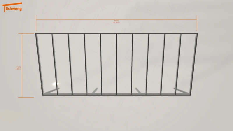 #DE Schweng Pultdachcarport S400 (ID 5mgrkp)