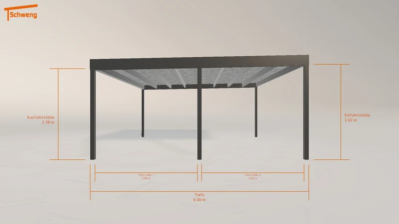 #DE Schweng Flachdachcarport C600 (ID v4pwnx)
