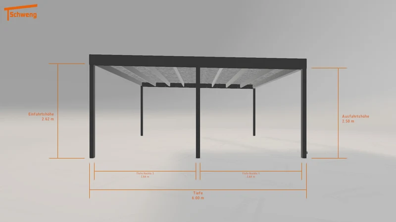 #DE Schweng Flachdachcarport C600 (ID v4pwnx)