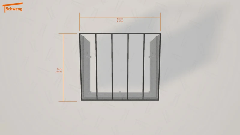 #DE Schweng Terrassenüberdachung S400 (ID 85yn2r)