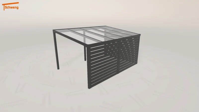 #DE Schweng Pultdachcarport S400 (ID 5mdbzp)