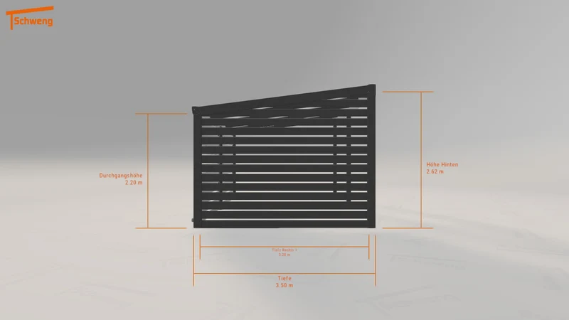 #DE Schweng Pultdachcarport S400 (ID 5mdbzp)