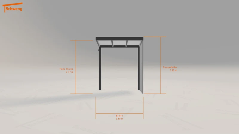 #DE Schweng Terrassenüberdachung S350 (ID jjn5xm)