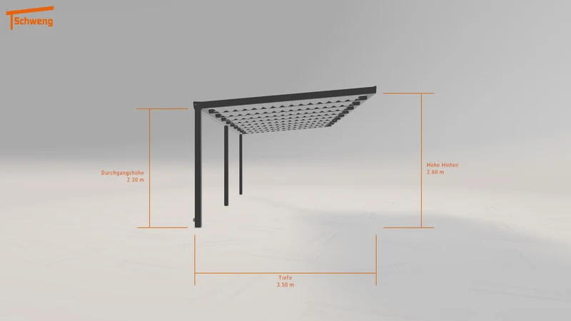 #DE Schweng Terrassenüberdachung S400 (ID v4p84r)