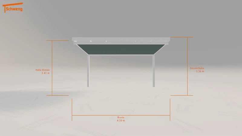 #DE Schweng Terrassenüberdachung S400 (ID mjqzj5)