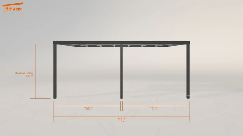 #DE Schweng Pultdachcarport S350 (ID x73m7d)