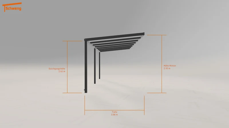 #DE Schweng Pultdachcarport S350 (ID x73m7d)