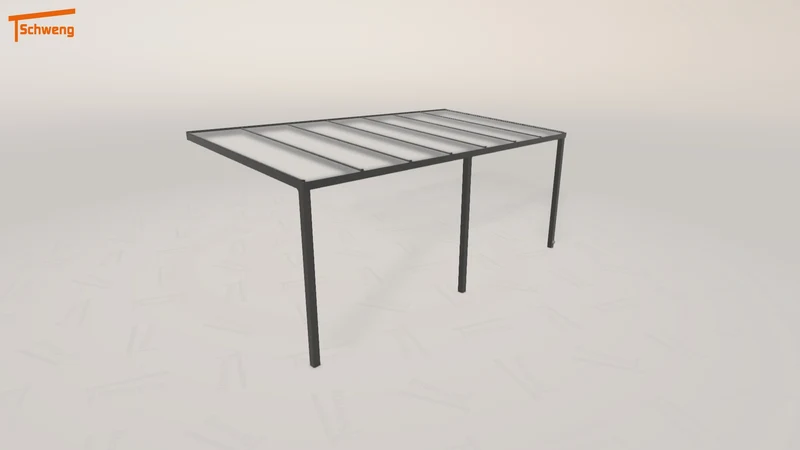 #DE Schweng Pultdachcarport S350 (ID 77987p)