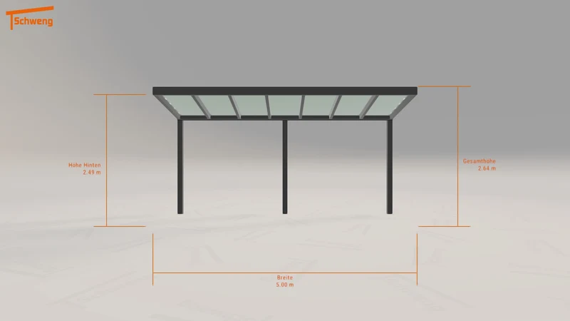 #DE Schweng Terrassenüberdachung S350 (ID jj3759)