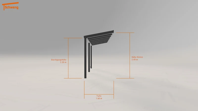 #DE Schweng Terrassenüberdachung S350 (ID jj3759)