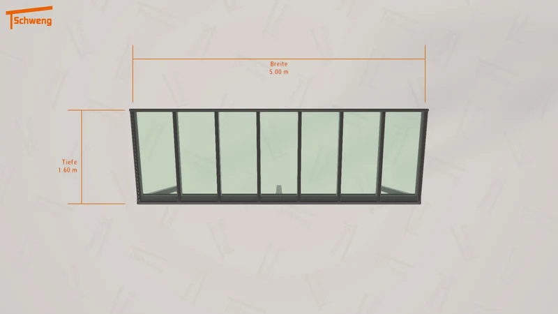 #DE Schweng Terrassenüberdachung S350 (ID jj3759)