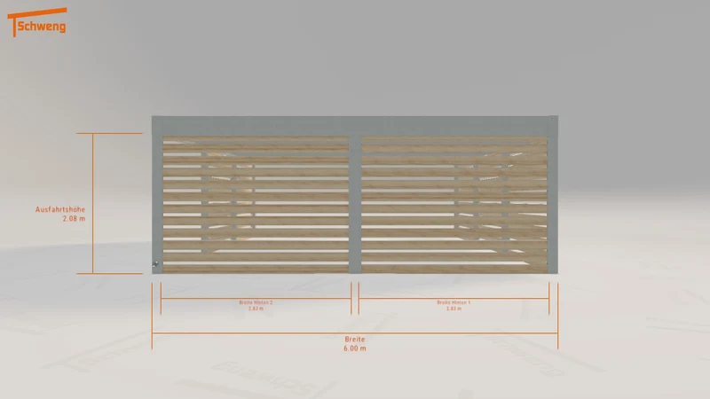 #DE Schweng Flachdachcarport C600+ (ID x7kdm3) #MTG