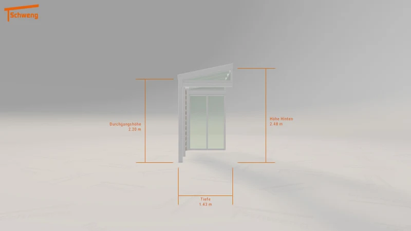 #DE Schweng Terrassenüberdachung S350 (ID x7kdy3)