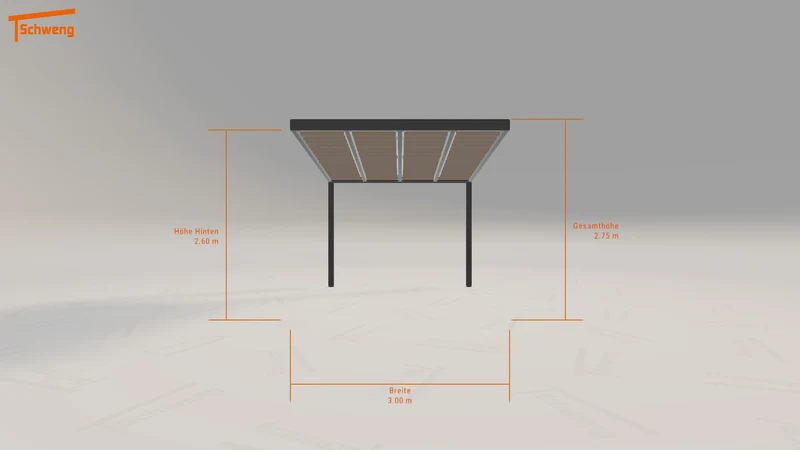#DE Schweng Terrassenüberdachung S400 (ID 2qkwnq)