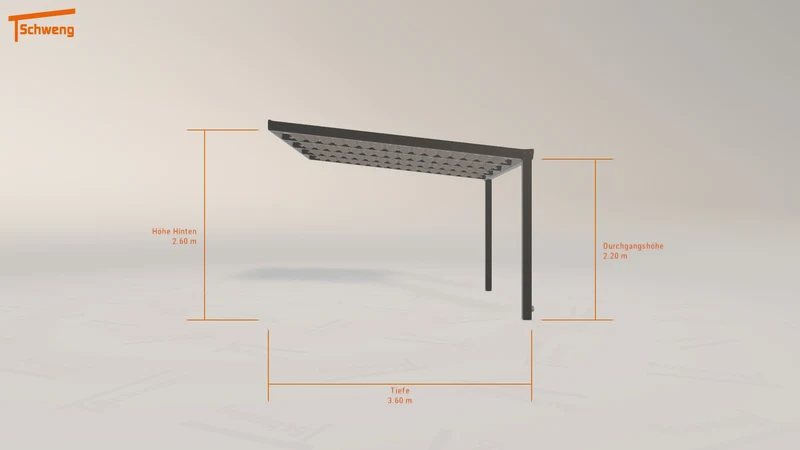 #DE Schweng Terrassenüberdachung S400 (ID 2qkwnq)