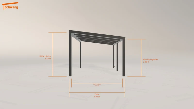 #DE Schweng Terrassenüberdachung S350 (ID mj34r5)