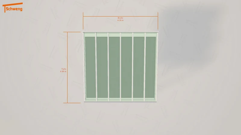 #DE Schweng Terrassenüberdachung S400 (ID mj3kmz)