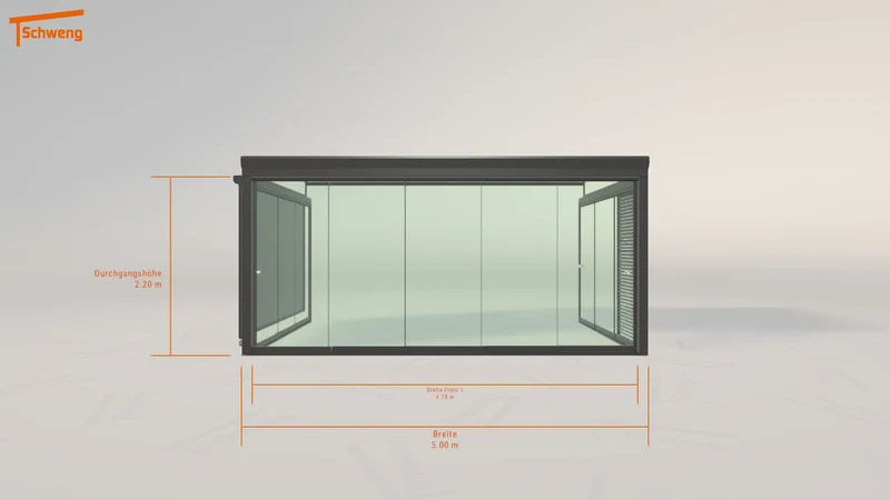 #DE Schweng Terrassenüberdachung S400 (ID qd378y)