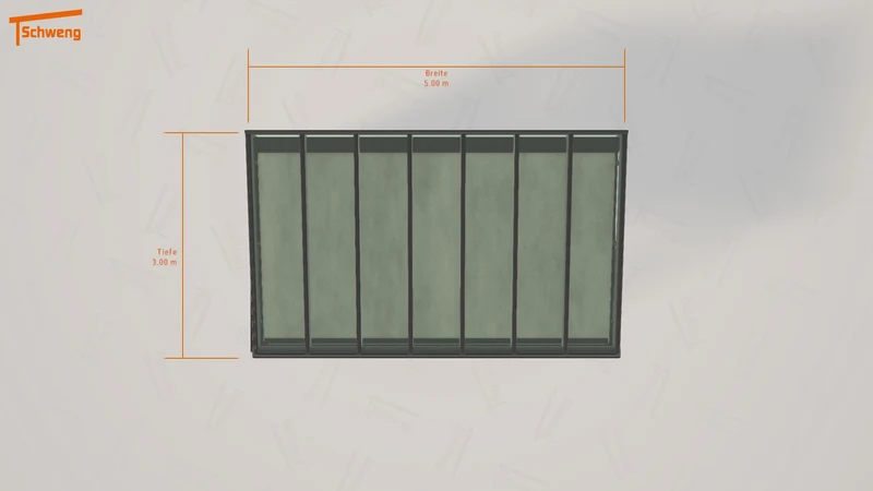 #DE Schweng Terrassenüberdachung S400 (ID qd378y)
