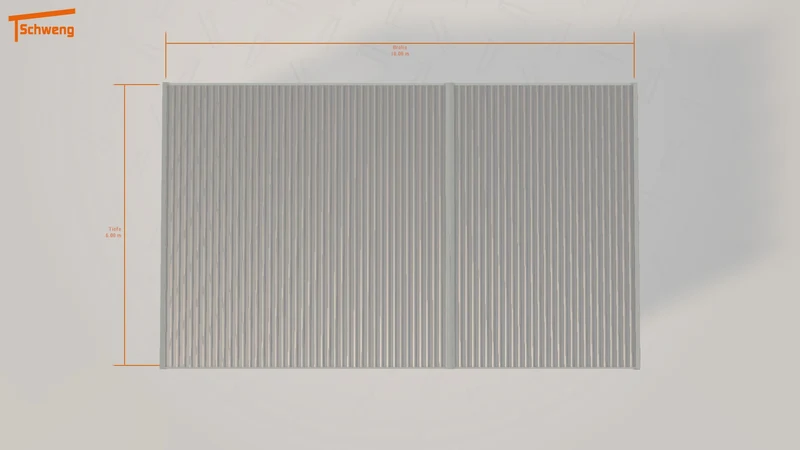 #DE Schweng Flachdachcarport C600+ (ID n539qg)