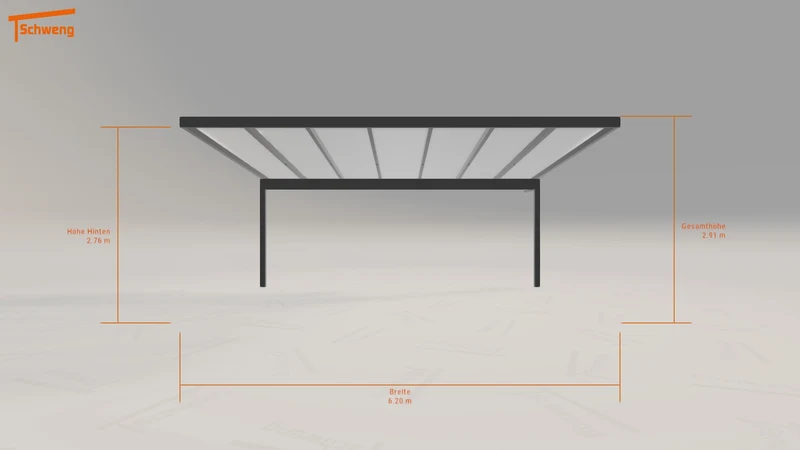 #DE Schweng Pultdachcarport S400 (ID 42knz9) #MTG