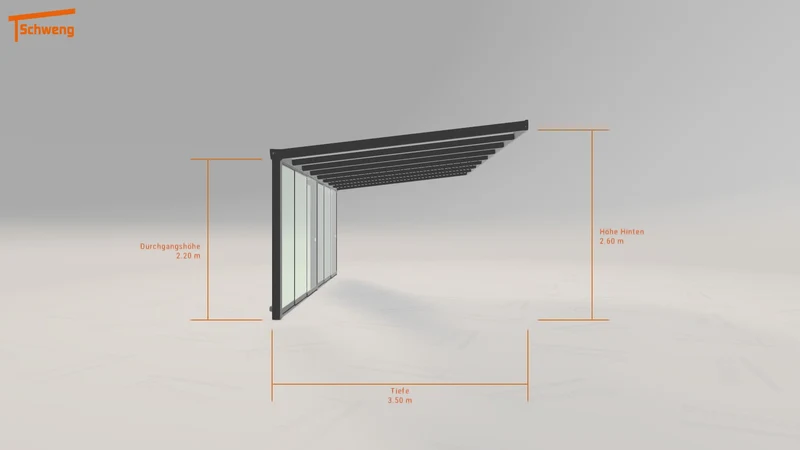 #CH Schweng Terrassenüberdachung S400 (ID 9w5qyy)