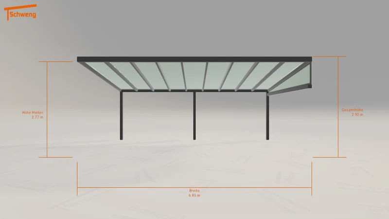 #DE Schweng Terrassenüberdachung S400 (ID qd3d94)