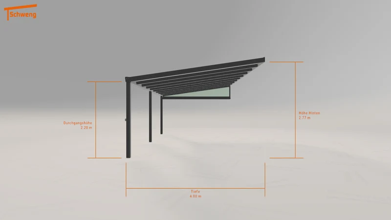 #DE Schweng Terrassenüberdachung S400 (ID qd3d94)