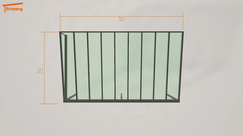 #DE Schweng Terrassenüberdachung S400 (ID qd3d94)