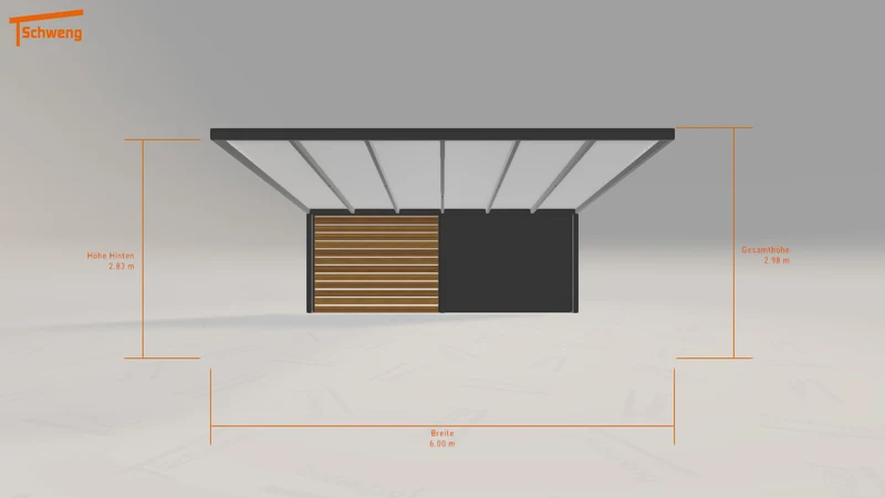 #DE Schweng Pultdachcarport S400 (ID rj3j4d) #MTG