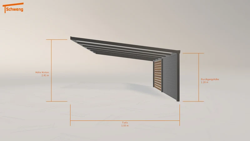 #DE Schweng Pultdachcarport S400 (ID rj3j4d) #MTG