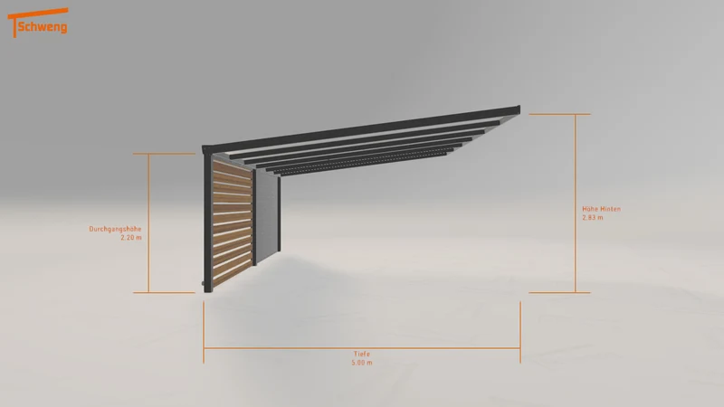 #DE Schweng Pultdachcarport S400 (ID rj3j4d) #MTG