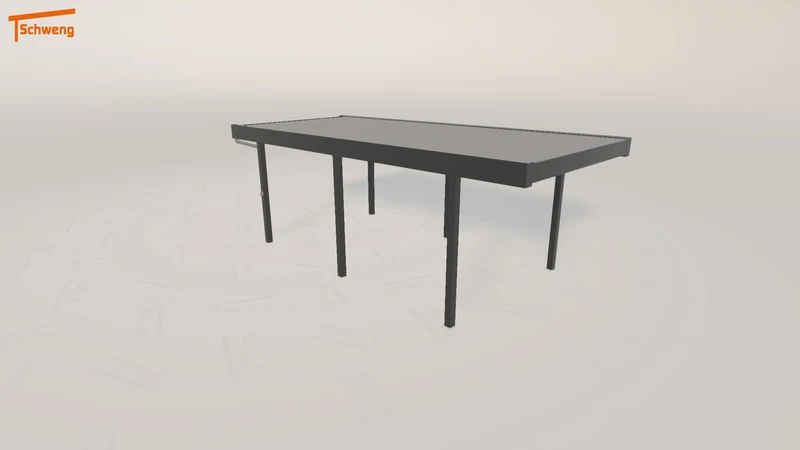 #DE Schweng Flachdachcarport C600 (ID bk8bq2)