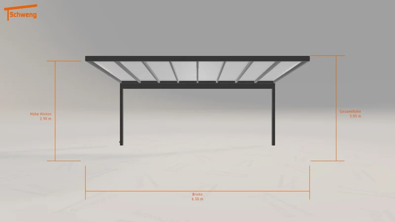#DE Schweng Terrassenüberdachung S400 (ID mjq87j)