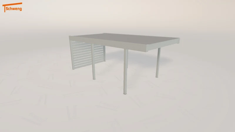 #DE Schweng Flachdachcarport C600 (ID jjn23w)