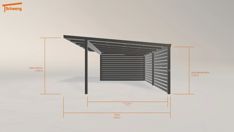 #DE Schweng Pultdachcarport S400 (ID bk82nr) #MTG