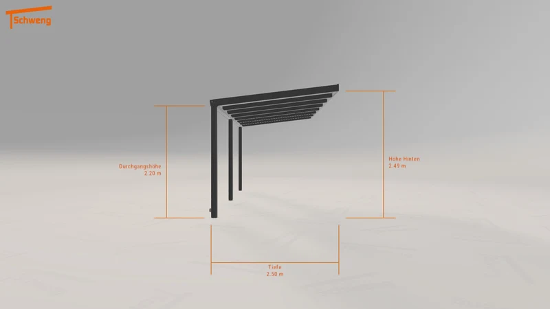 #DE Schweng Terrassenüberdachung S350 (ID v4dy2x)