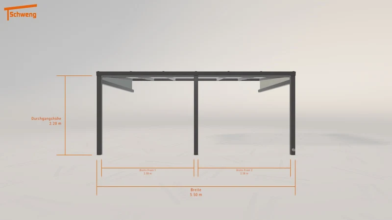 #DE Schweng Terrassenüberdachung S350 (ID bk8vrm)