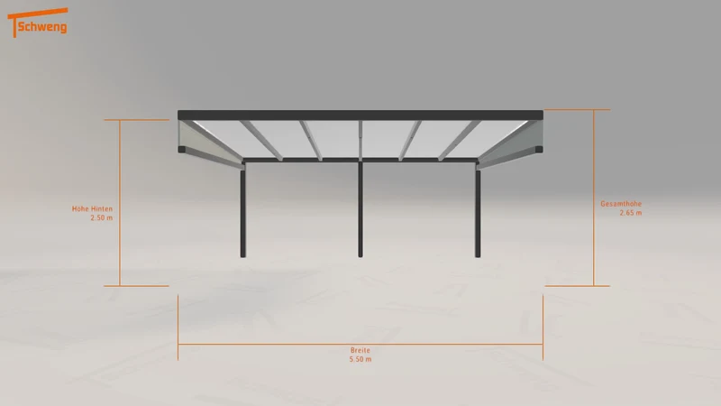#DE Schweng Terrassenüberdachung S350 (ID bk8vrm)