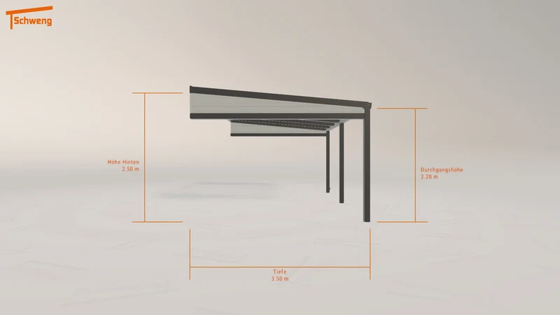 #DE Schweng Terrassenüberdachung S350 (ID bk8vrm)