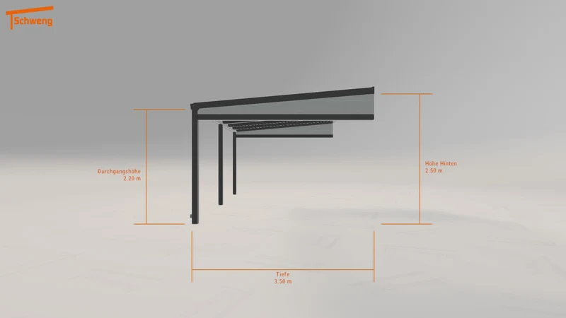 #DE Schweng Terrassenüberdachung S350 (ID bk8vrm)