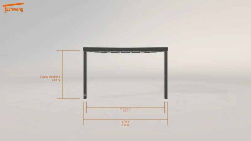#DE Schweng Terrassenüberdachung S400 (ID 5mgqr8)