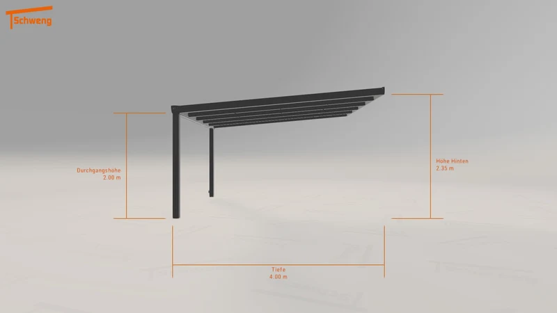#DE Schweng Terrassenüberdachung S400 (ID 5mgqr8)
