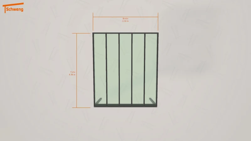 #DE Schweng Terrassenüberdachung S400 (ID 5mgqr8)