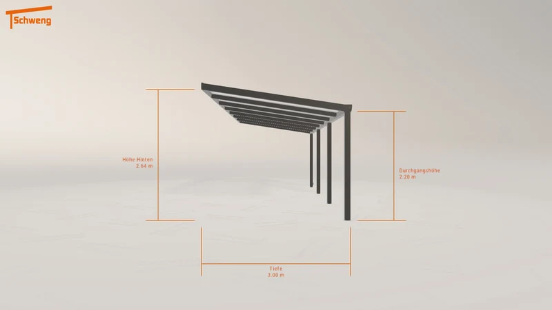 #DE Schweng Pultdachcarport S400 (ID jj3d97) #MTG